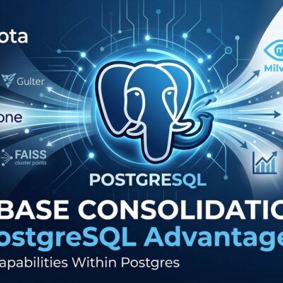 PostgreSQL absorbing vector databases - database consolidation 2026