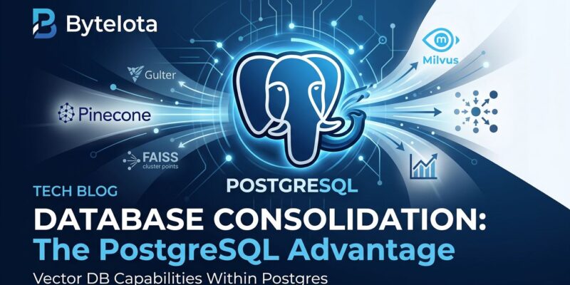 PostgreSQL absorbing vector databases - database consolidation 2026