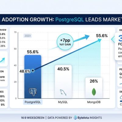 PostgreSQL adoption dashboard