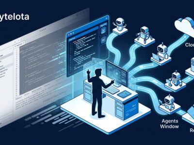 Developer orchestrating multiple AI coding agents in Cursor 3's agent-first interface, showing shift from traditional IDE to agent orchestration platform