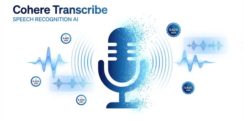 Cohere Transcribe speech recognition visualization