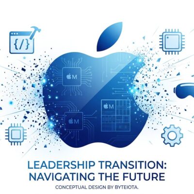 Apple CEO John Ternus hardware engineering leadership transition illustration