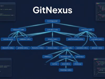 Knowledge graph visualization showing interconnected code nodes