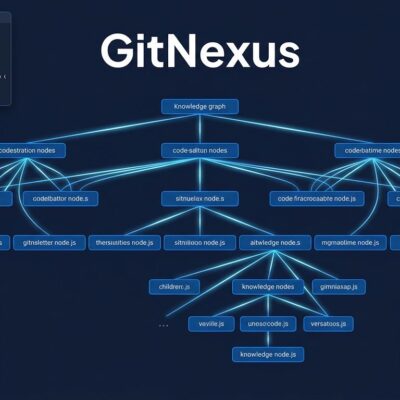 Knowledge graph visualization showing interconnected code nodes