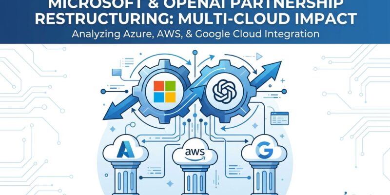 Microsoft OpenAI partnership restructuring multi-cloud architecture 2026