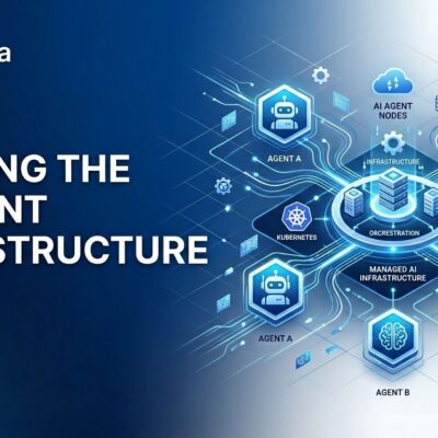 Claude Managed Agents - AI infrastructure deployment visualization