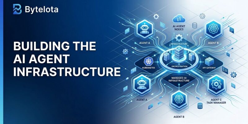 Claude Managed Agents - AI infrastructure deployment visualization