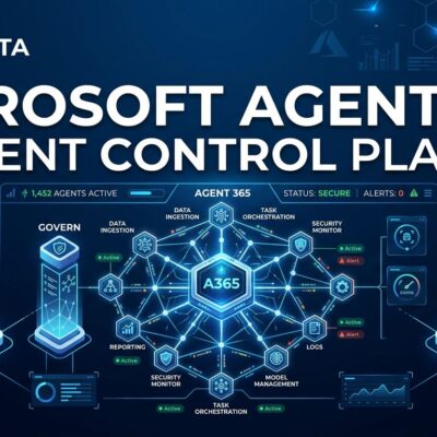 Microsoft Agent 365 enterprise AI agent governance control plane dashboard