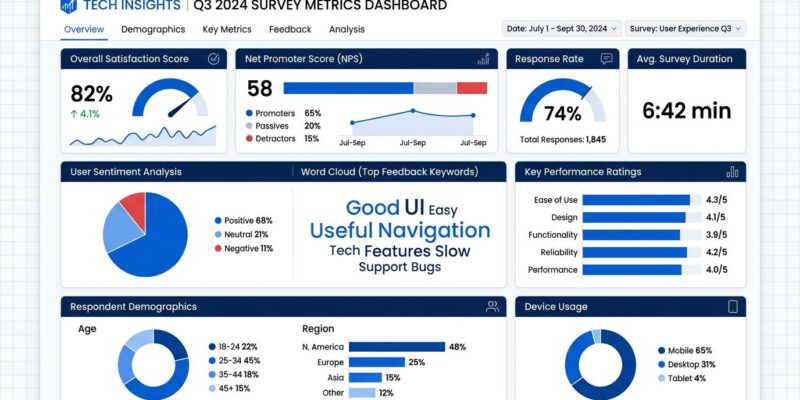 Developer survey data visualization
