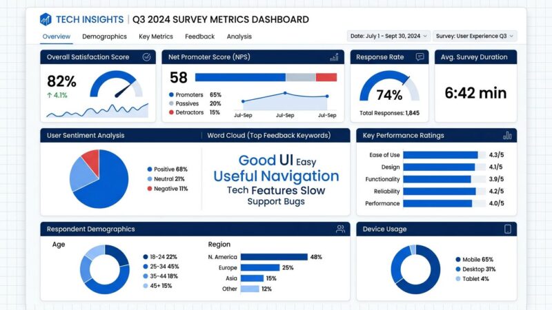 Developer survey data visualization