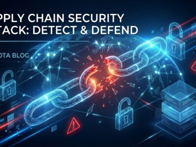 Supply chain security breach visualization