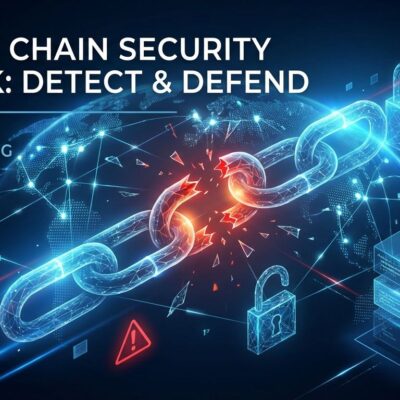 Supply chain security breach visualization