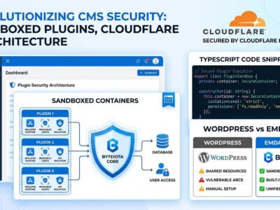 Cloudflare EmDash WordPress alternative plugin security