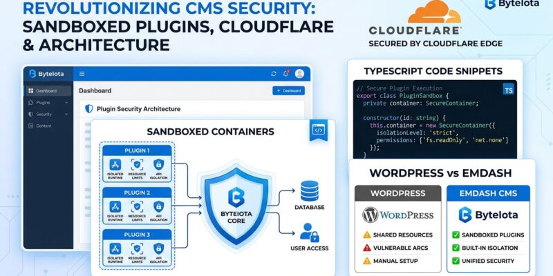 Cloudflare EmDash WordPress alternative plugin security