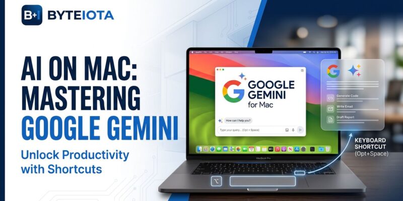 Google Gemini native Mac app with keyboard shortcuts and screen sharing features