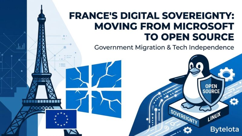 France government Linux migration illustration