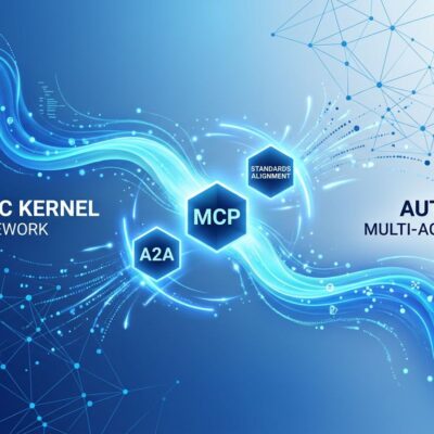 Microsoft Agent Framework 1.0 convergence visualization