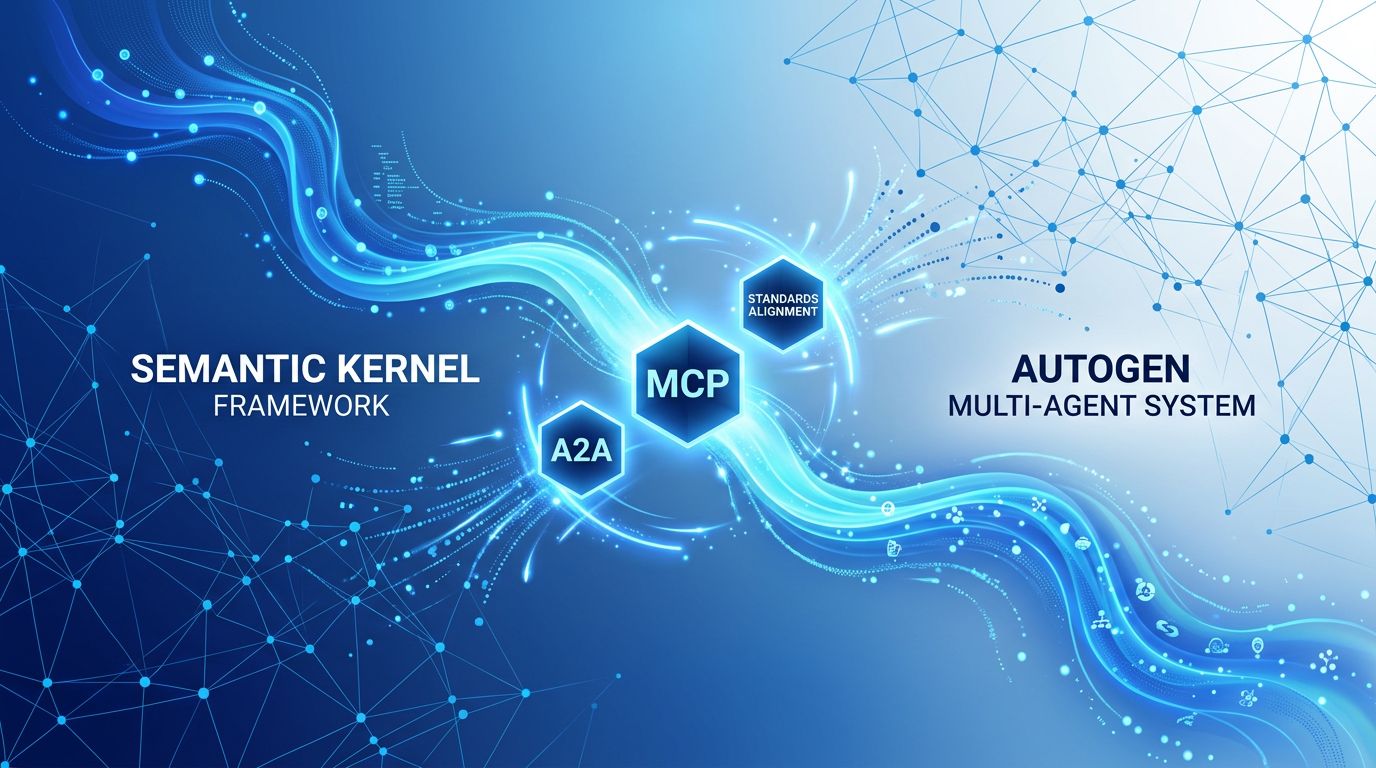 Microsoft Agent Framework 1.0 Ships: MCP + A2A Converge | byteiota