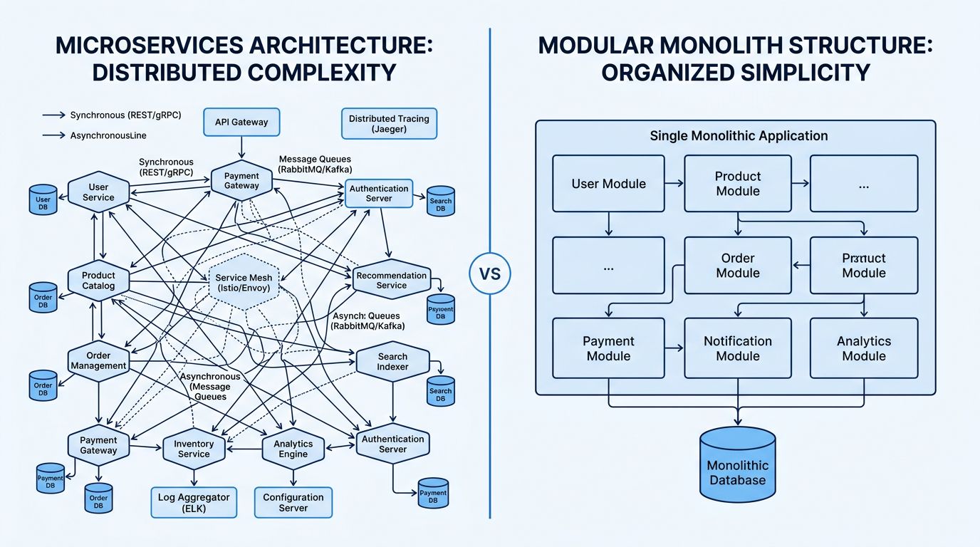 Microservices Rollback: Why Teams Choose Modular Monoliths | byteiota