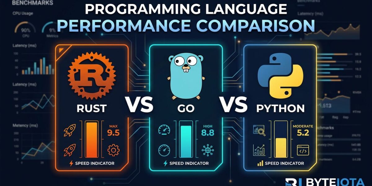 Programming Language Benchmarks 2026: Rust vs Go vs Python | byteiota