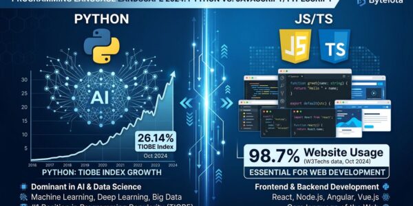 Python Overtakes JavaScript: 26% TIOBE Index Historic High | byteiota