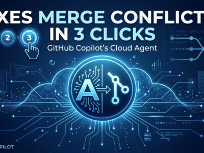 Featured image for GitHub Copilot Fixes Merge Conflicts in 3 Clicks: Cloud Agent Live