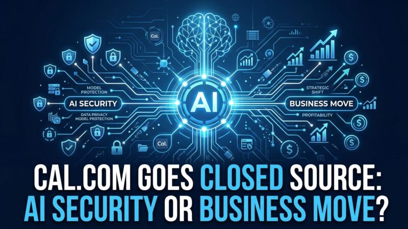 Featured image for Cal.com Goes Closed Source: AI Security or Business Move?