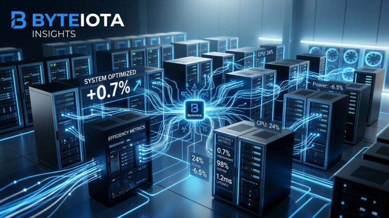 AlphaEvolve AI coding agent data center optimization visualization