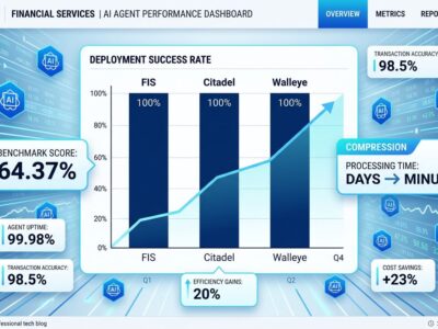 AI agent performance metrics dashboard