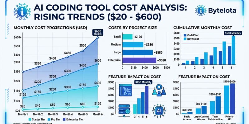 Data visualization showing AI coding tools cost analysis