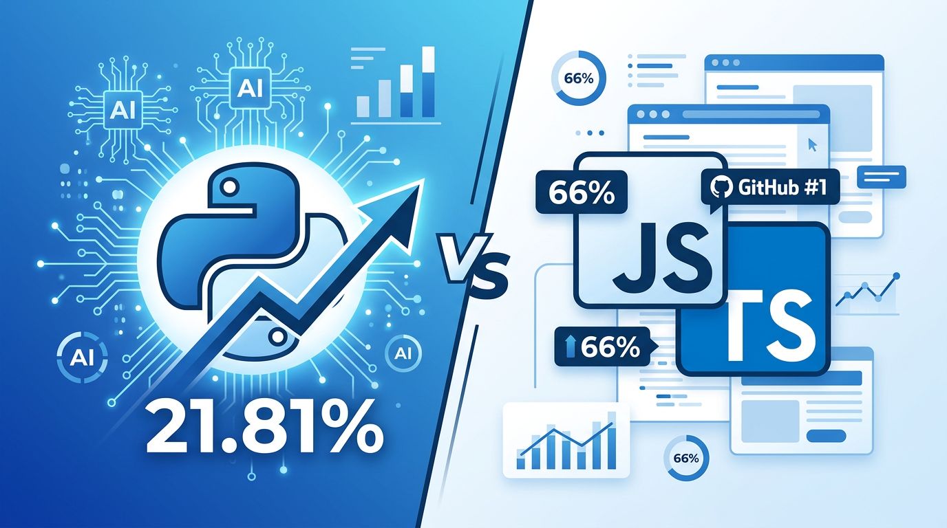 Python Overtakes JavaScript: 2026 Developer Surveys | byteiota