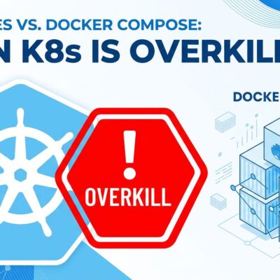 Kubernetes overkill vs Docker Compose comparison illustration