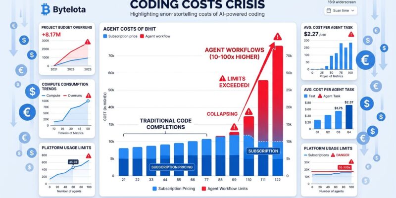 Data visualization showing GitHub Copilot agent workflow costs