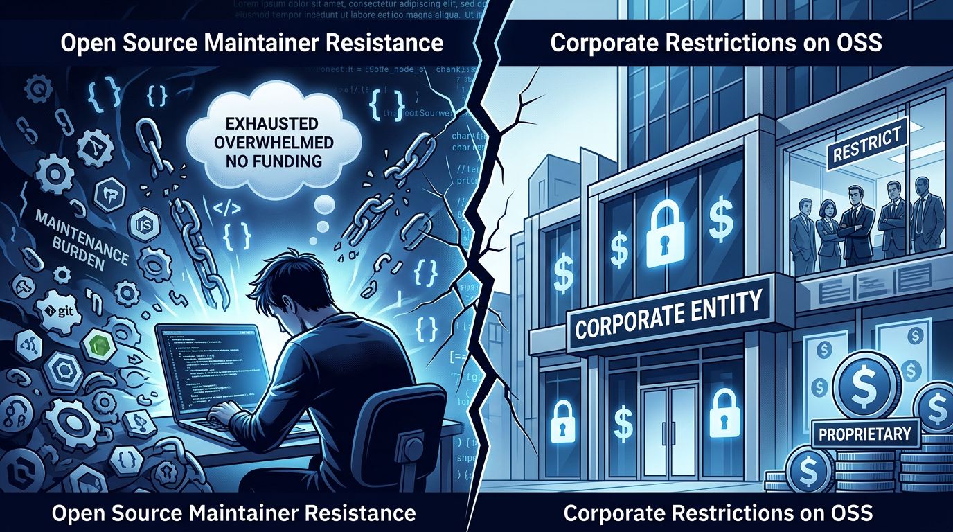 Source Now Open Source Resistance: Maintainers Take Company Time Now | byteiota