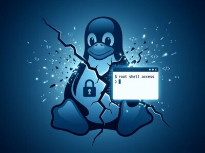 Cracked Linux penguin logo representing Fragnesia CVE-2026-46300, the Linux kernel root exploit activated by the Dirty Frag patch