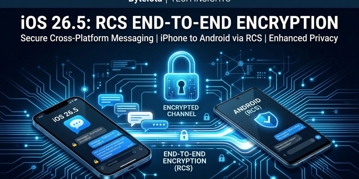 iOS 26.5 RCS Encryption: How MLS Works and What Developers Need to Know ...