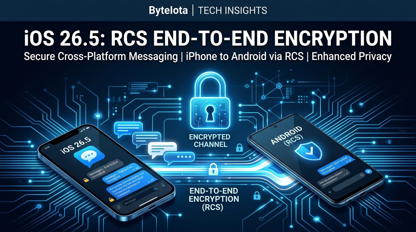 iOS 26.5 RCS Encryption: How MLS Works and What Developers Need to Know ...