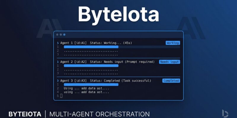 Claude Code Agent View CLI dashboard showing multiple AI agent sessions running in parallel with status indicators
