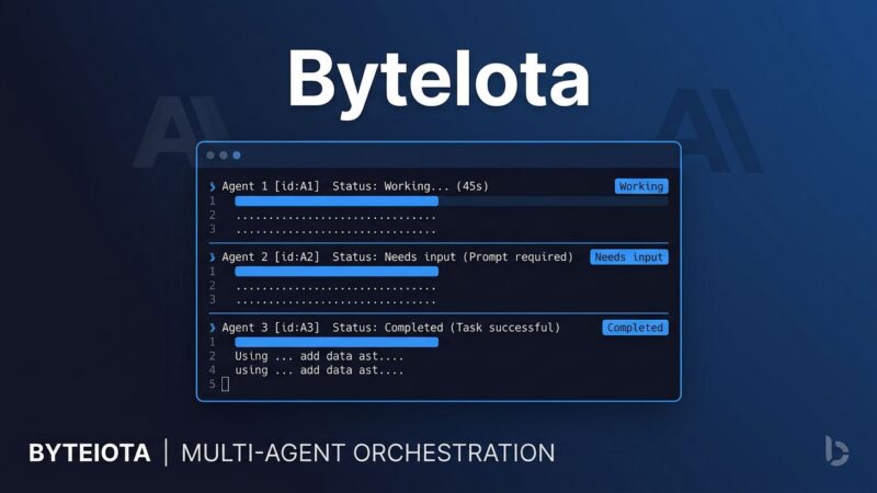 Claude Code Agent View CLI dashboard showing multiple AI agent sessions running in parallel with status indicators