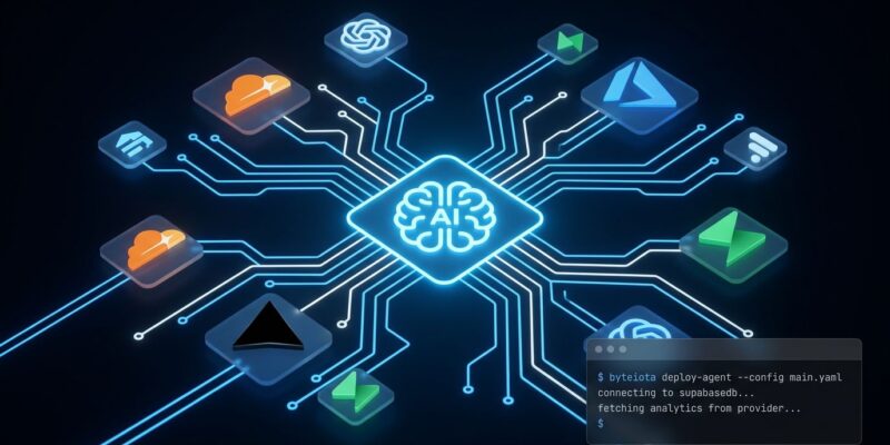 AI agent connecting to multiple cloud service providers via Stripe Projects protocol