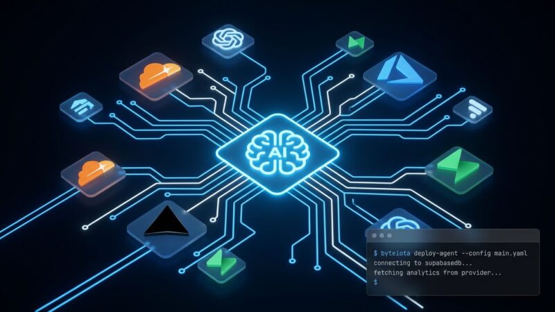 AI agent connecting to multiple cloud service providers via Stripe Projects protocol