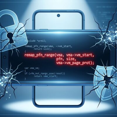 Pixel 10 smartphone with cracking security shield representing the zero-click exploit chain discovered by Google Project Zero