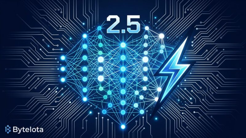 Gemini 2.5 Flash Preview 05-20 neural network visualization with blue circuit patterns