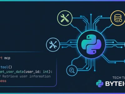 Python MCP server tutorial showing FastMCP tool decorator and Streamable HTTP transport architecture