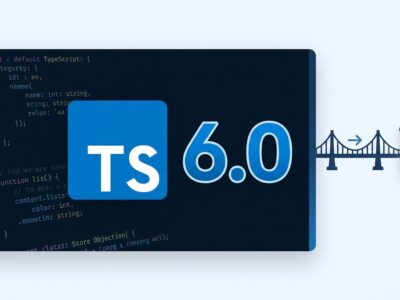 TypeScript 6.0 release with arrow pointing to Go compiler TypeScript 7.0 migration