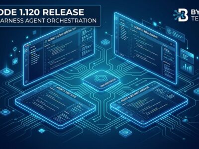 VS Code 1.120 Agents window showing multi-project agent sessions running in parallel with blue interface panels