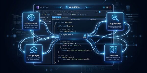 javascript in visual studio code Images High Quality... Visual Studio 2026 Agent Skills: What Developers Get | byteiota