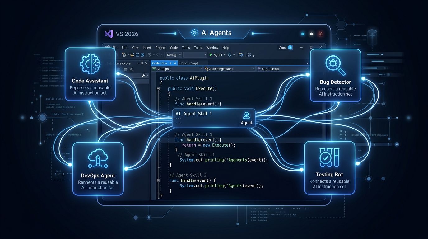 Visual Studio 2026 Agent Skills: What Developers Get | byteiota
