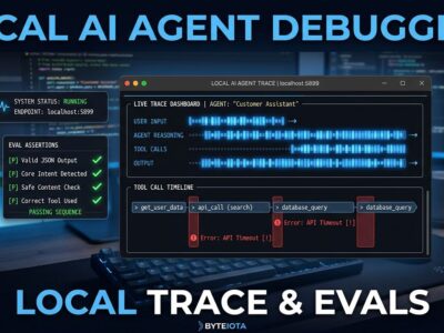Raindrop Workshop local agent debugging dashboard at localhost:5899 with live token trace and eval loop