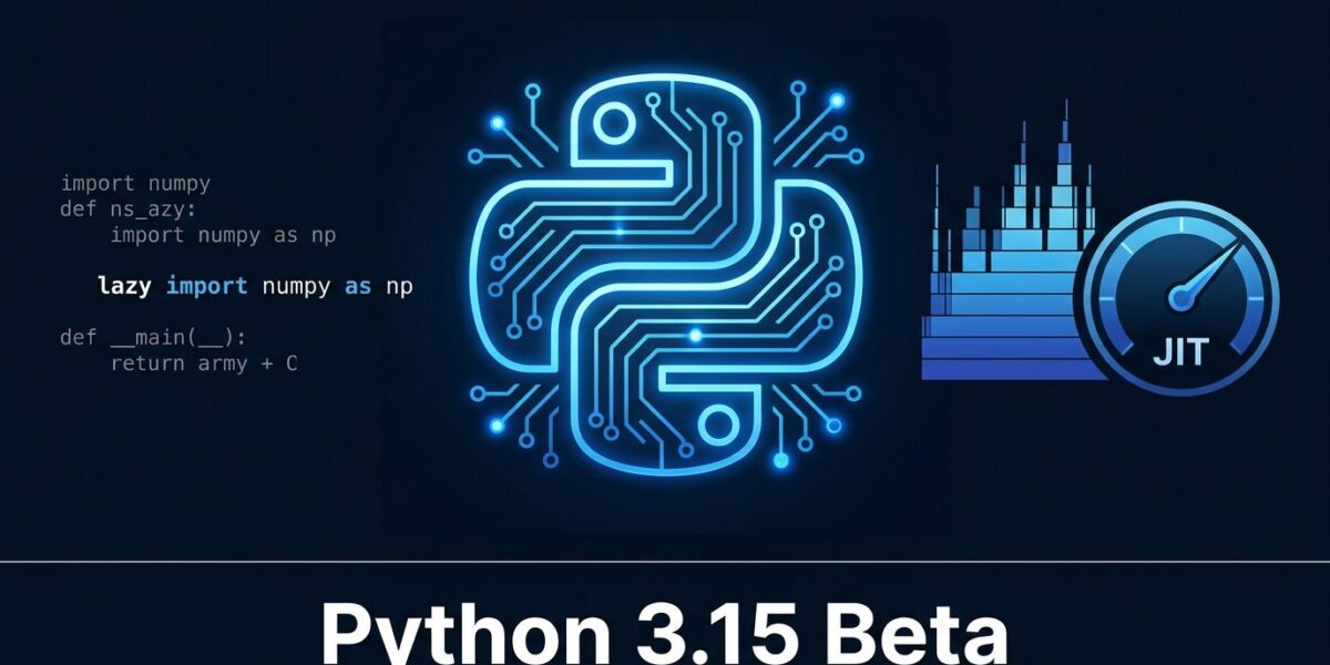 Python 3.15 Beta 1: Lazy Imports, JIT Gains, and Tachyon Are Locked In ...